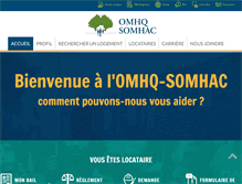Tablet Screenshot of omhq.qc.ca